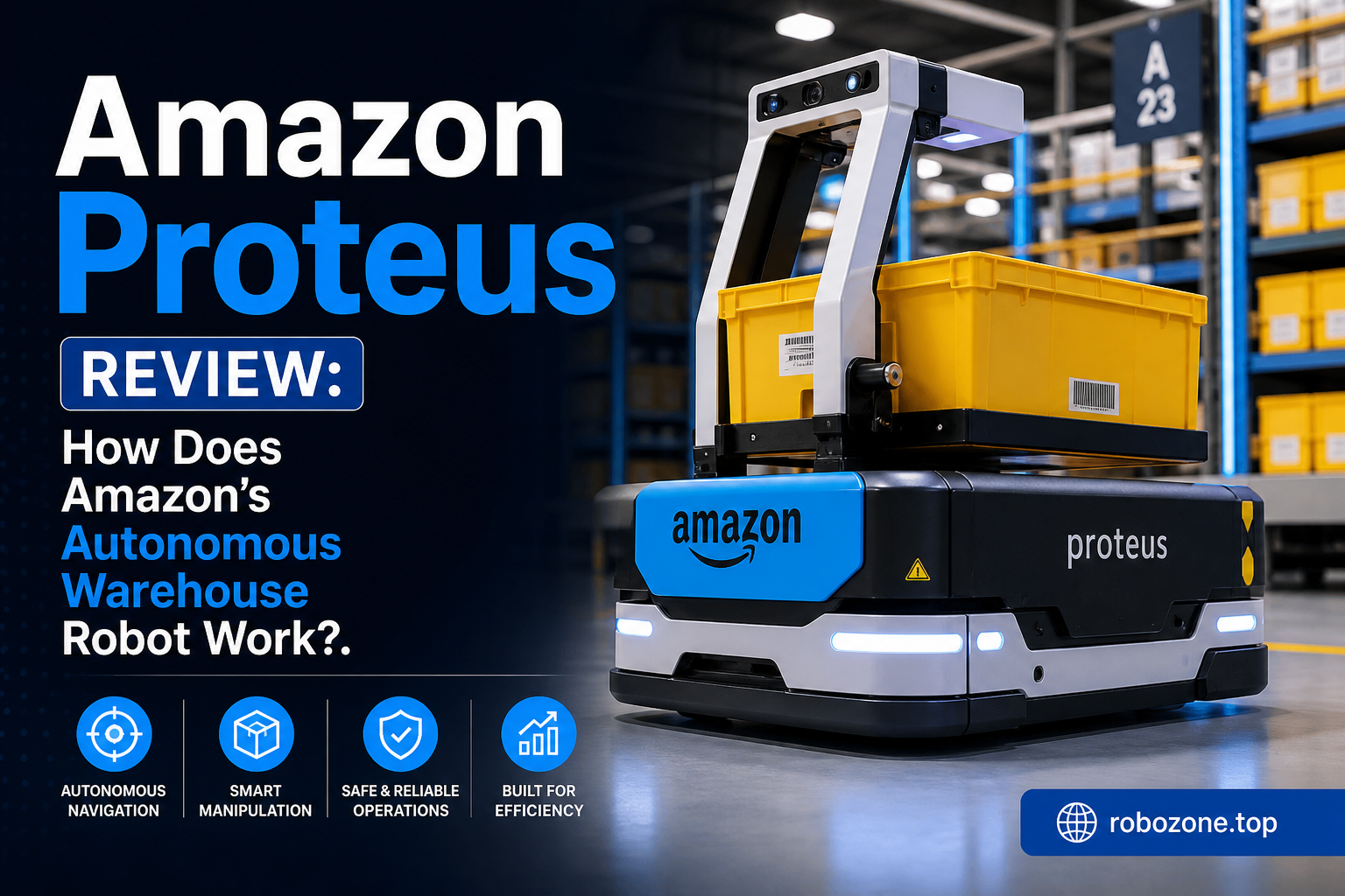 Amazon Proteus Review: How Does Amazon’s Autonomous Warehouse Robot Work?