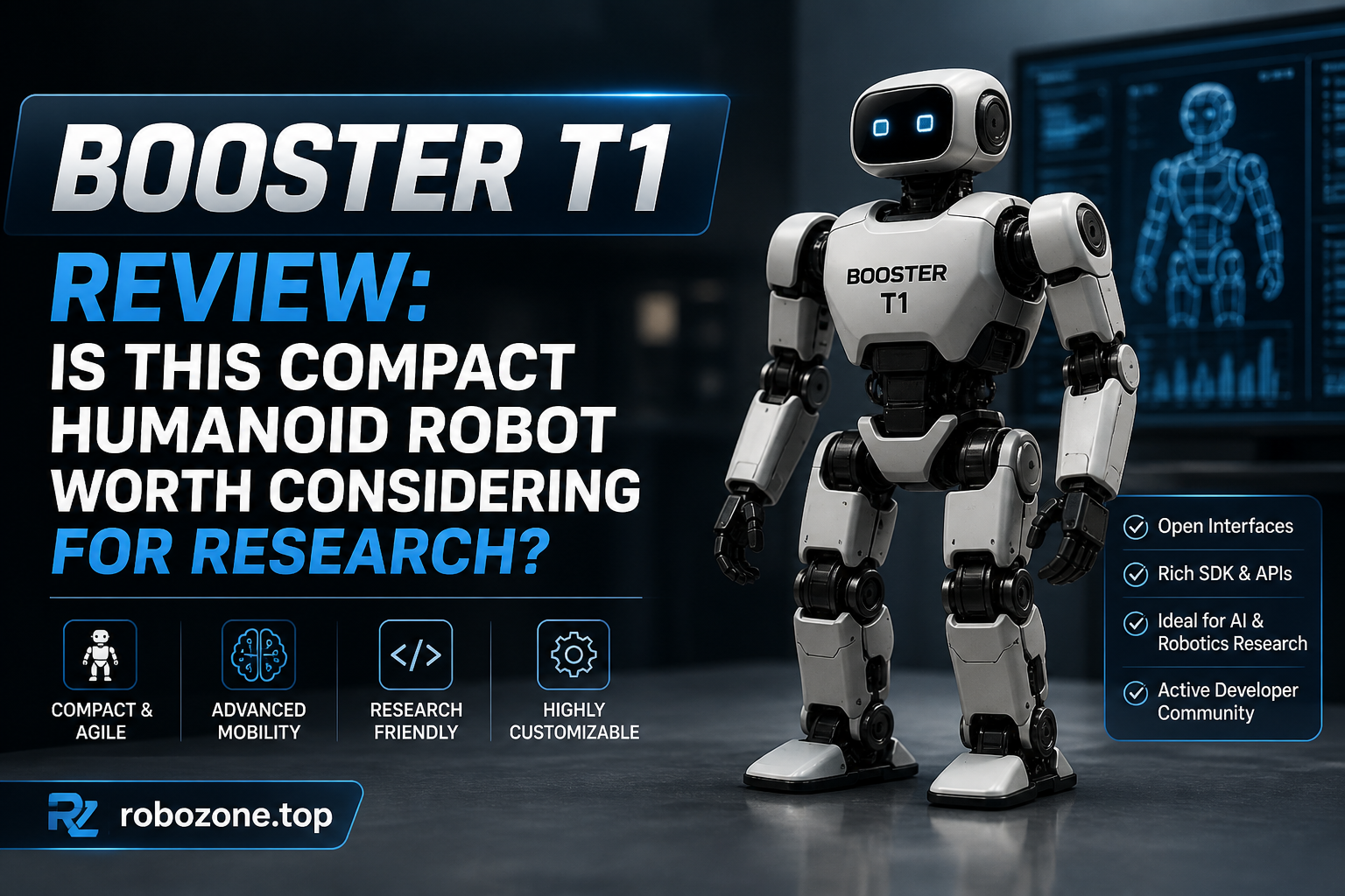 Booster T1 Review: Is This Compact Humanoid Robot Worth Considering for Research?
