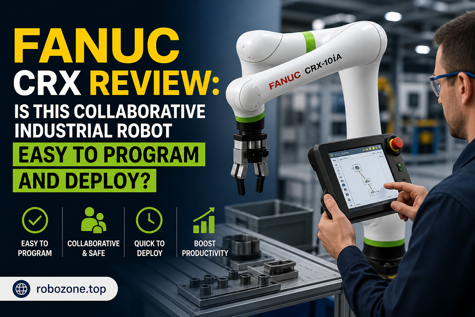 FANUC CRX Review: Is This Collaborative Industrial Robot Easy to Program and Deploy?