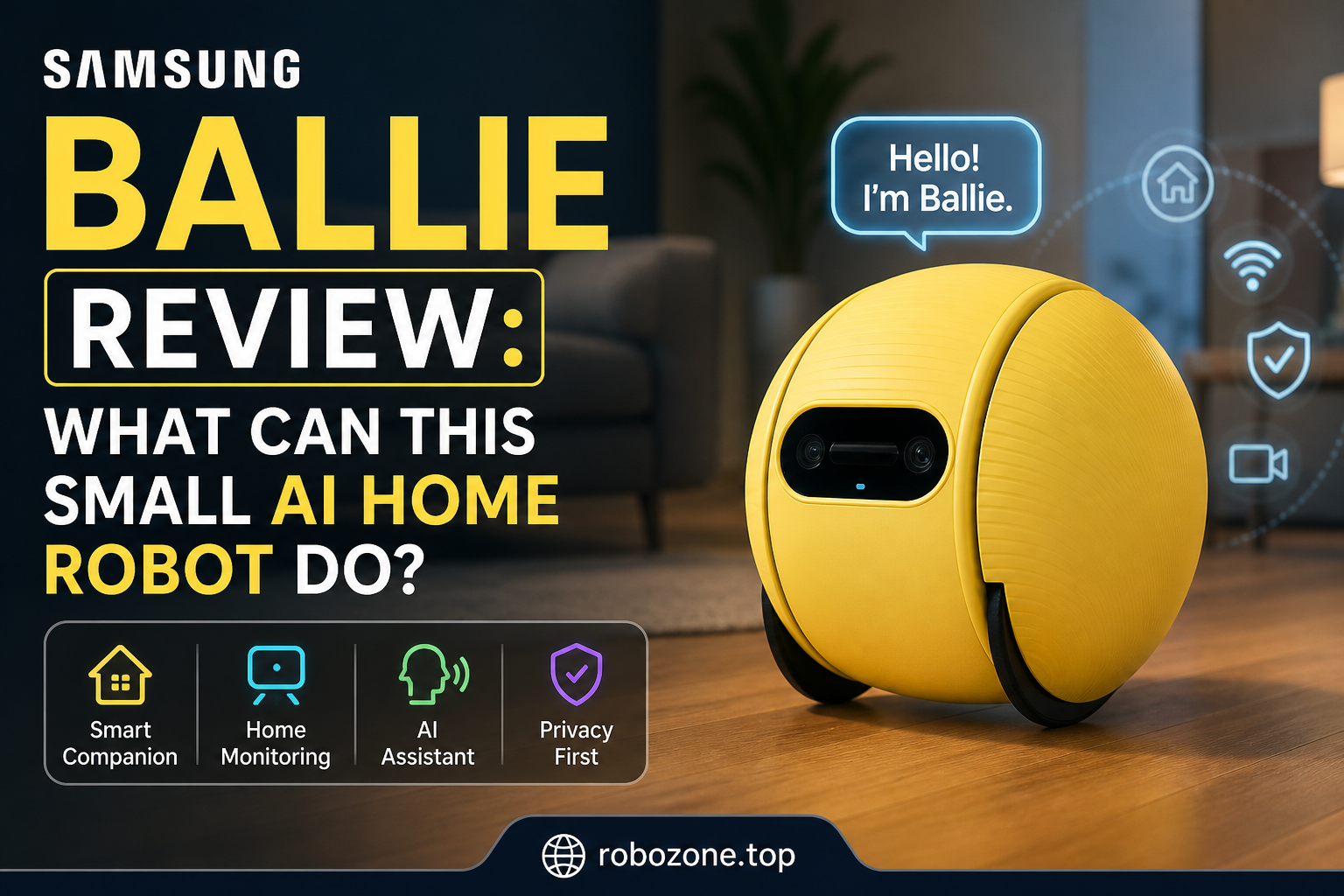 Samsung Ballie Review: What Can This Small AI Home Robot Do?