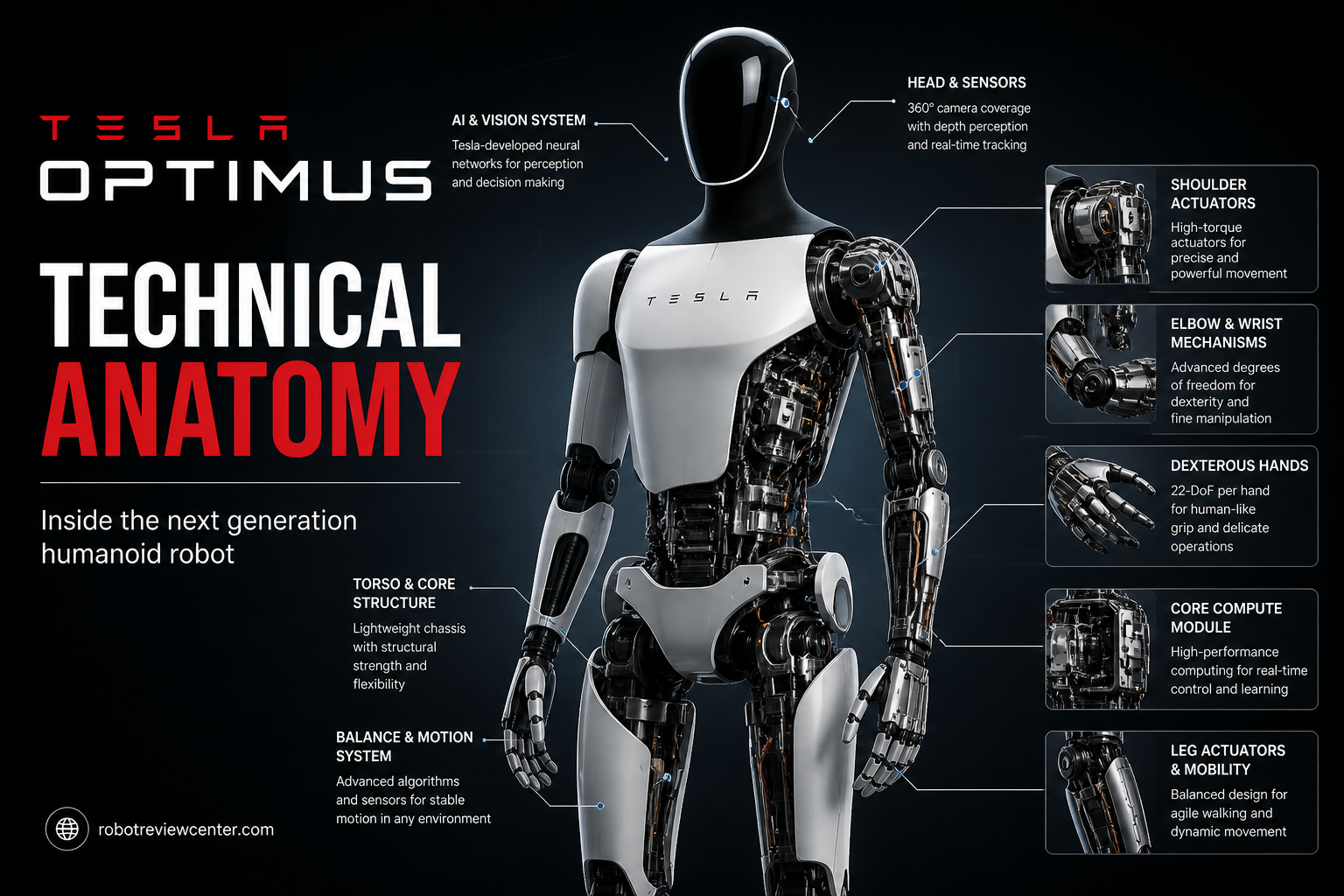 Technical Anatomy of the Tesla Optimus